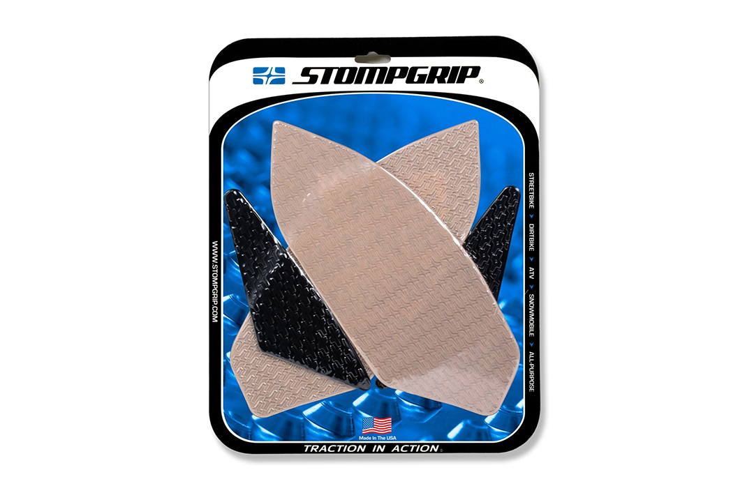 Stompgrip hybrid traction pads for Honda CB400F / CB500F / CBR500R, 2013-2015