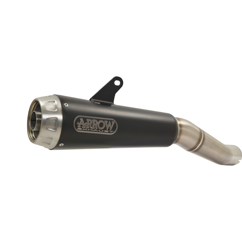 ARROW DARK PRO RACE Exhaust for BMW S1000R 2017-, Black Stainless Steel