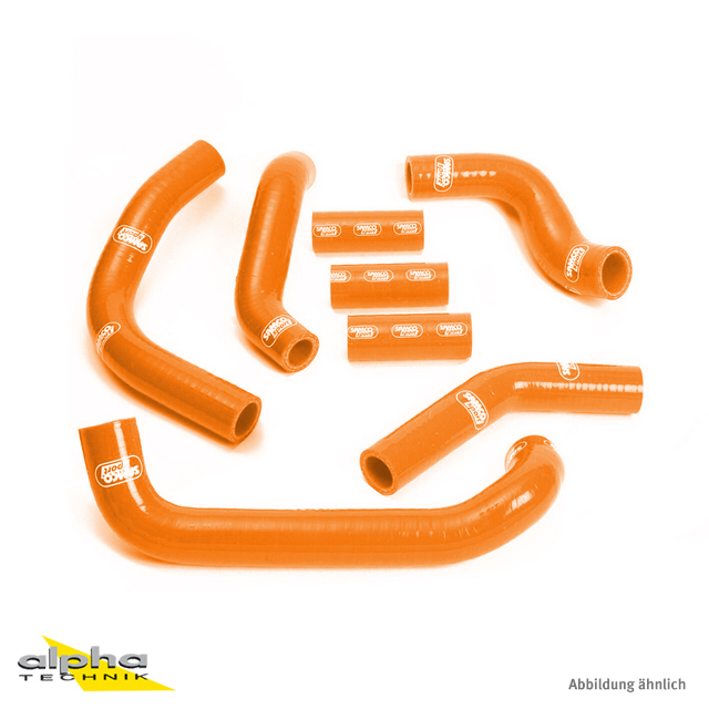 SAMCO SPORT Silicone Hose Kit Orange for Suzuki GSXR750W GSXR1100W Model Year 1992-1998
