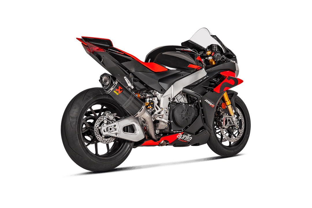 Akrapovic Slip-On Line (Carbon) Exhaust Silencer for Aprilia RSV4 and Tuono V4 from model year 2021-