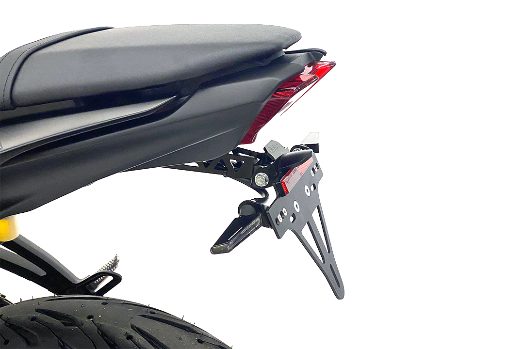alpha Technik licence plate holder for Yamaha MT-07 / MT-07 Pure, model year 2021-
