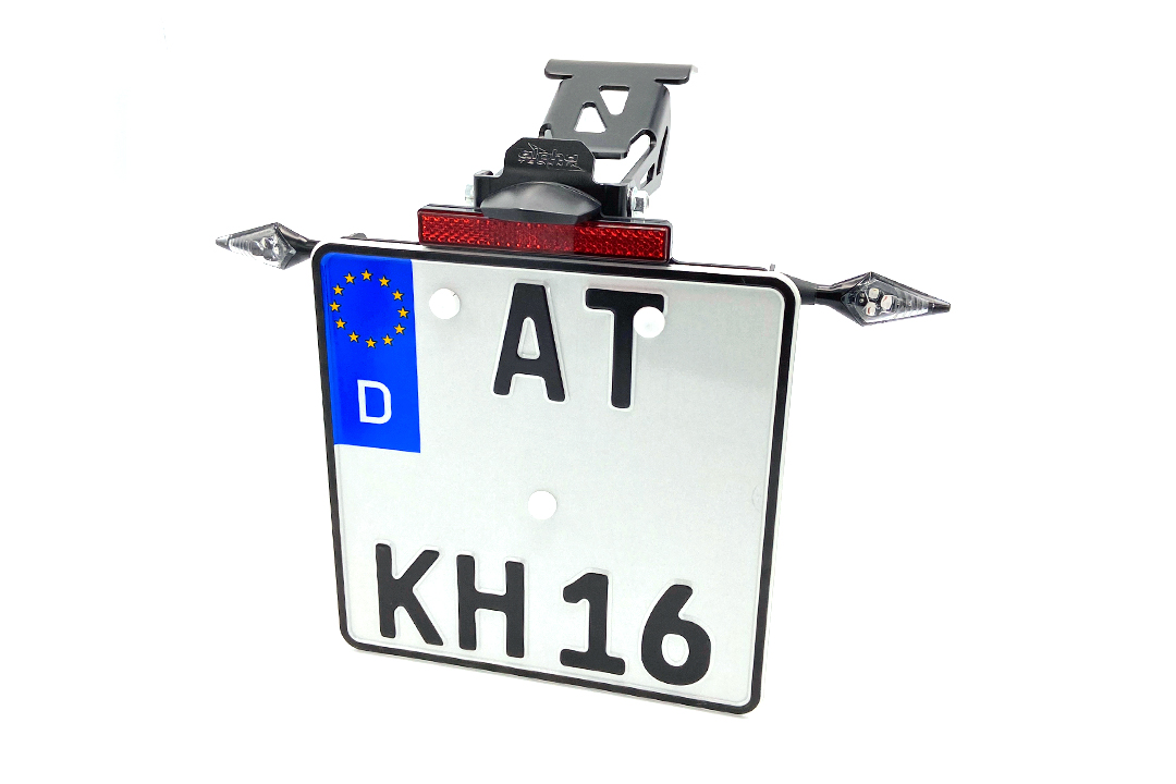 alpha Technik Number Plate Holder for Honda CRF300L / CRF300LA Rally, Type ND16, Model Year 2021-