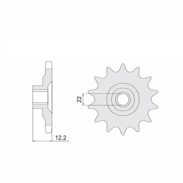 Sprocket, 16 teeth, 520 pitch