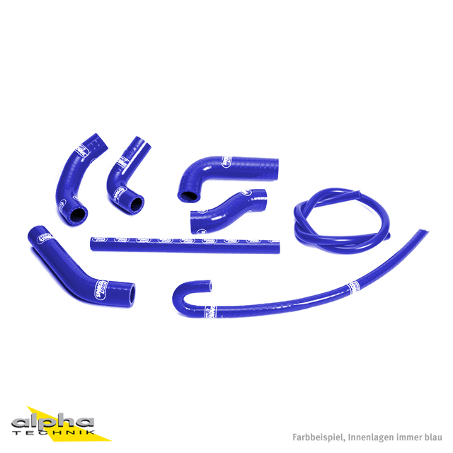 SAMCO SPORT Silicone Hose Kit blue for Honda XR650R Model Year 2000-2010