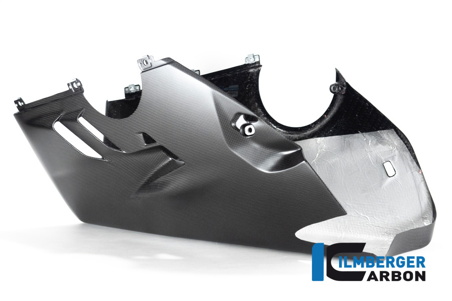 Ilmberger Carbon Fairing Lower, Low Exhaust Racing, Matt, Ducati Panigale V4, V4S 2022-