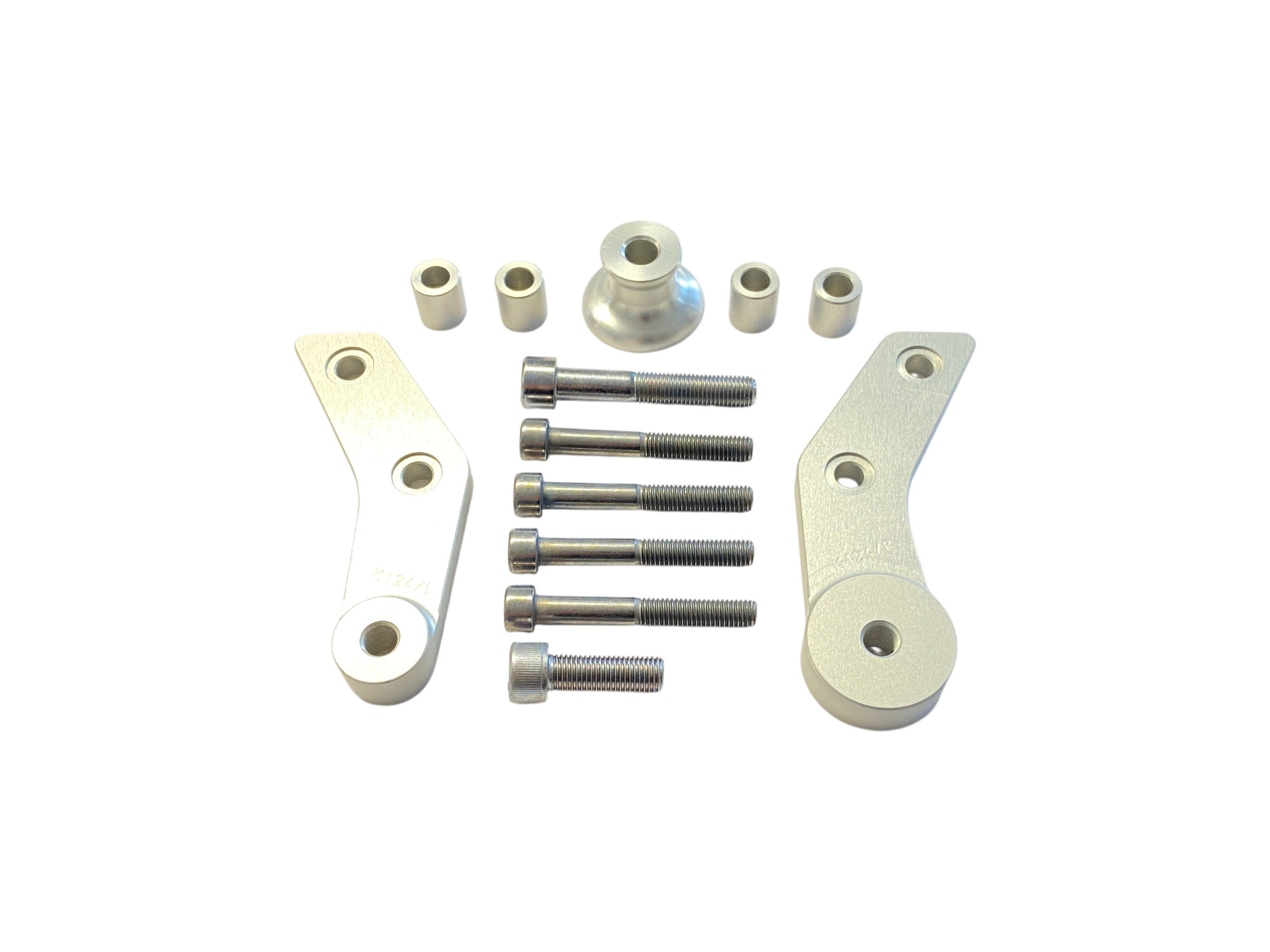 LSL Crash Pad Mounting Kit for Kawasaki Z800 ABS, 2013 -, silver