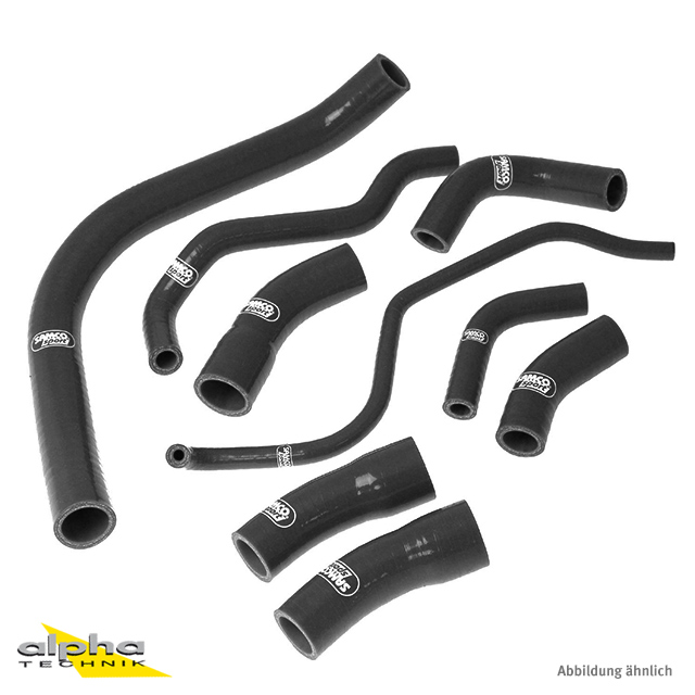 SAMCO SPORT Silicone Hose Kit black for Yamaha FZS1000 Fazer Model Year 2001-2005