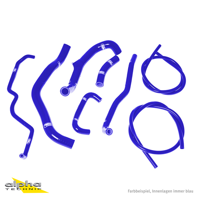SAMCO SPORT Silicone Hose Kit blue for Triumph Street Triple R Model Year 2008-2012