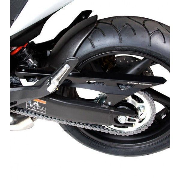 Barracuda black mudguard for Honda CB600F Hornet CBR600F