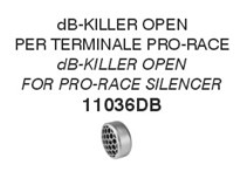 ARROW dB-killer insert, for Icon Racing systems