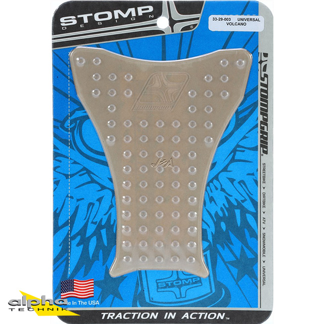 Stompgrip Universal fuel tankpad Standard clear, Volcano