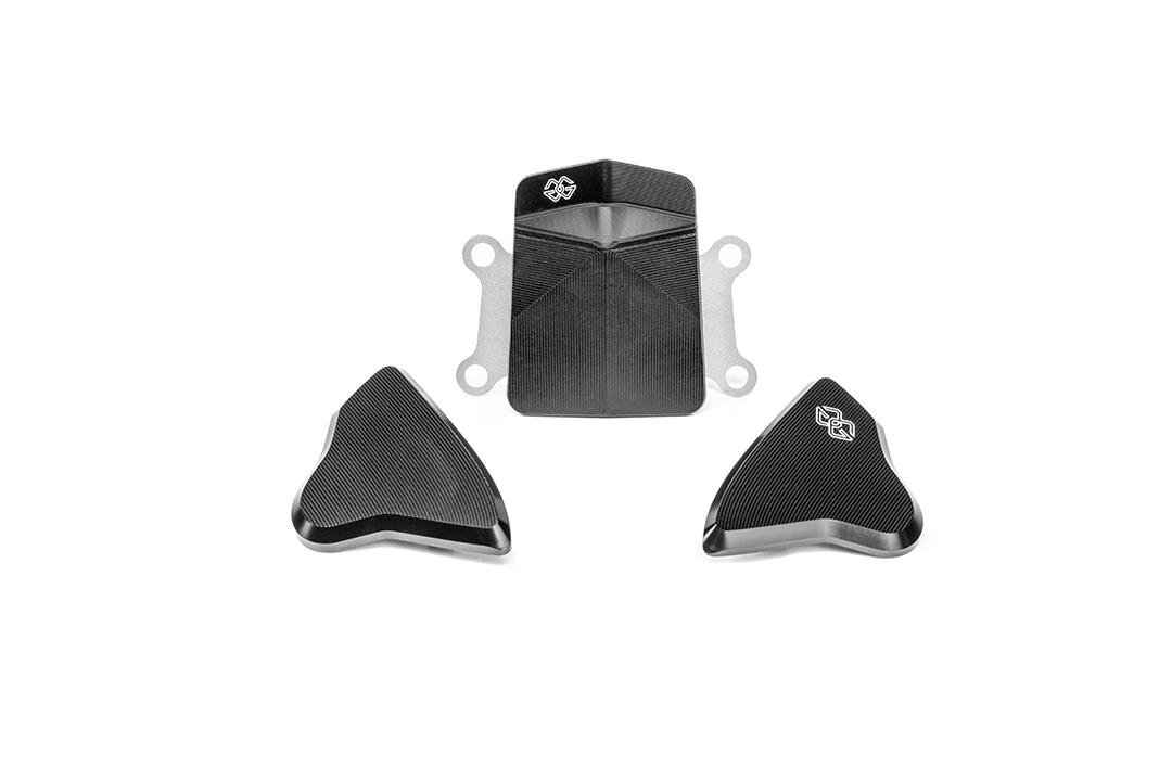 Gilles Race Cover Kit, black, for Yamaha, YZF-R7, RM39