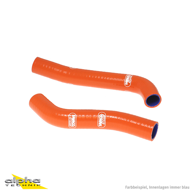 SAMCO SPORT Silicone Hose Kit orange for KTM 690 SMC R 690 Enduro R Model Year 2008-2013