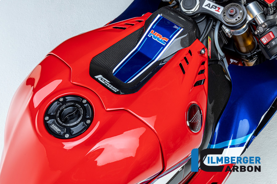 Ilmberger Carbon fuel tank cover, glossy, for Honda CBR1000RR-R Fireblade (SP), SC82, from 2020-