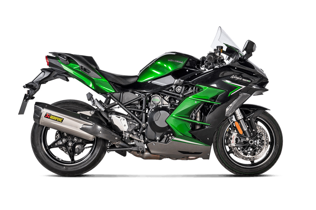 Akrapovic Slip-On Line (Titanium) Exhaust Kawasaki Ninja Z H2 SX from 2021-2025