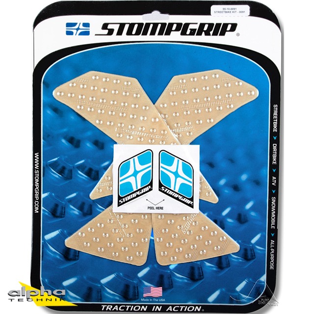 Stompgrip clear, Volcano, for Yamaha WR250R 2011-2020, WR250X 2008-2015