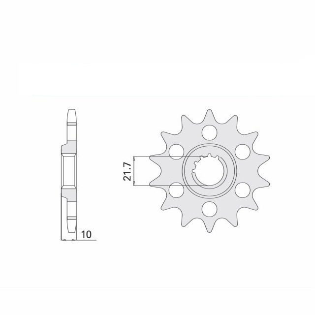 Sprocket, 15 Teeth, Pitch 630
