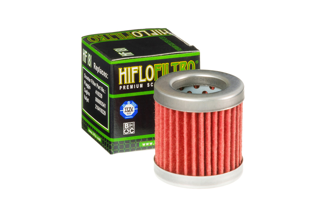 HIFLO oil filter HF181 for various Aprilia / Cagiva / Italjet / Piaggio models
