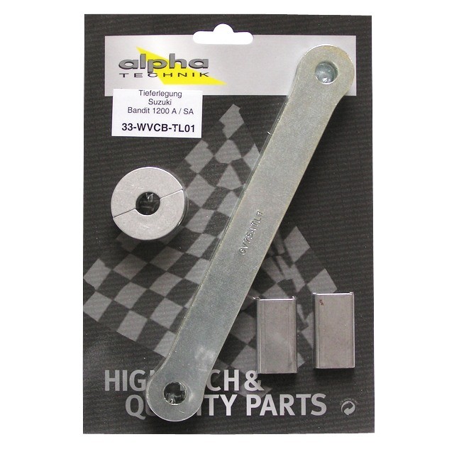 alpha Technik Lowering Kit 37mm for Suzuki Bandit 1200A/SA; Type WVCB; Model Year 2006-