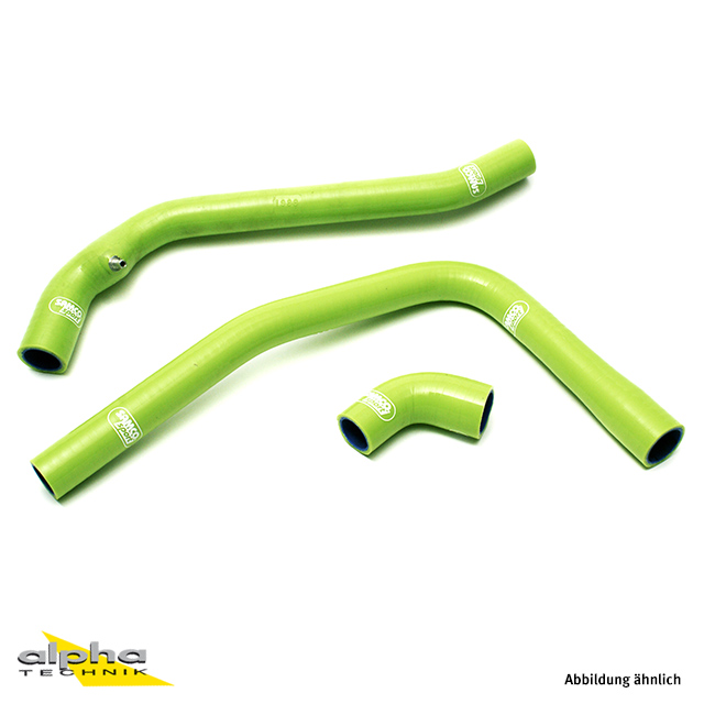 SAMCO SPORT Silicone Hose Kit Green for Kawasaki ZXR400 Model Year 1990-2002 UK Model Only