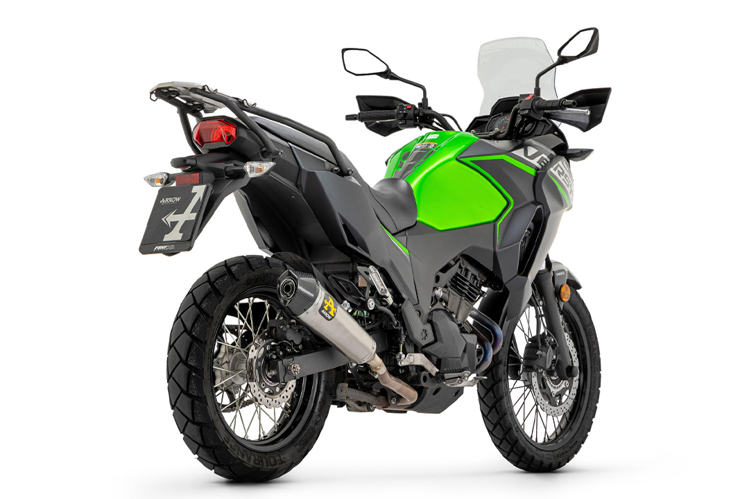 ARROW X-KONE NiChrome Exhaust for Kawasaki Versys-X 300 Model Year 2017-2020