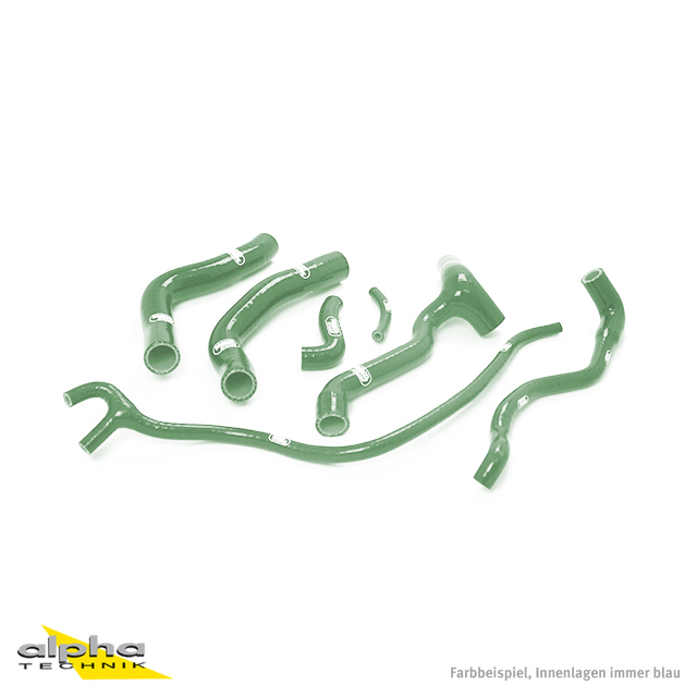 SAMCO SPORT Silicone Hose Kit B.R. green for Aprilia SMV750 Dorsoduro Model Year 2007-2017