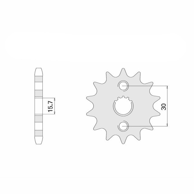 Front Sprocket, 15 Teeth, 420 Pitch