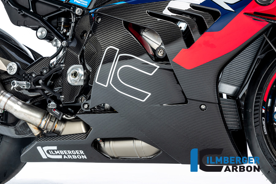 Ilmberger Carbon Belly Pan - extension, glossy, BMW M1000RR 2023-