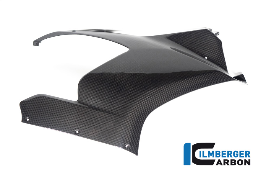 Ilmberger Carbon fairing side panel prepared for winglet right side R/S, glossy, Ducati Panigale V2 2020-