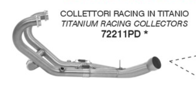 ARROW Racing Titanium Headers BMW R12 G/S, 2025-