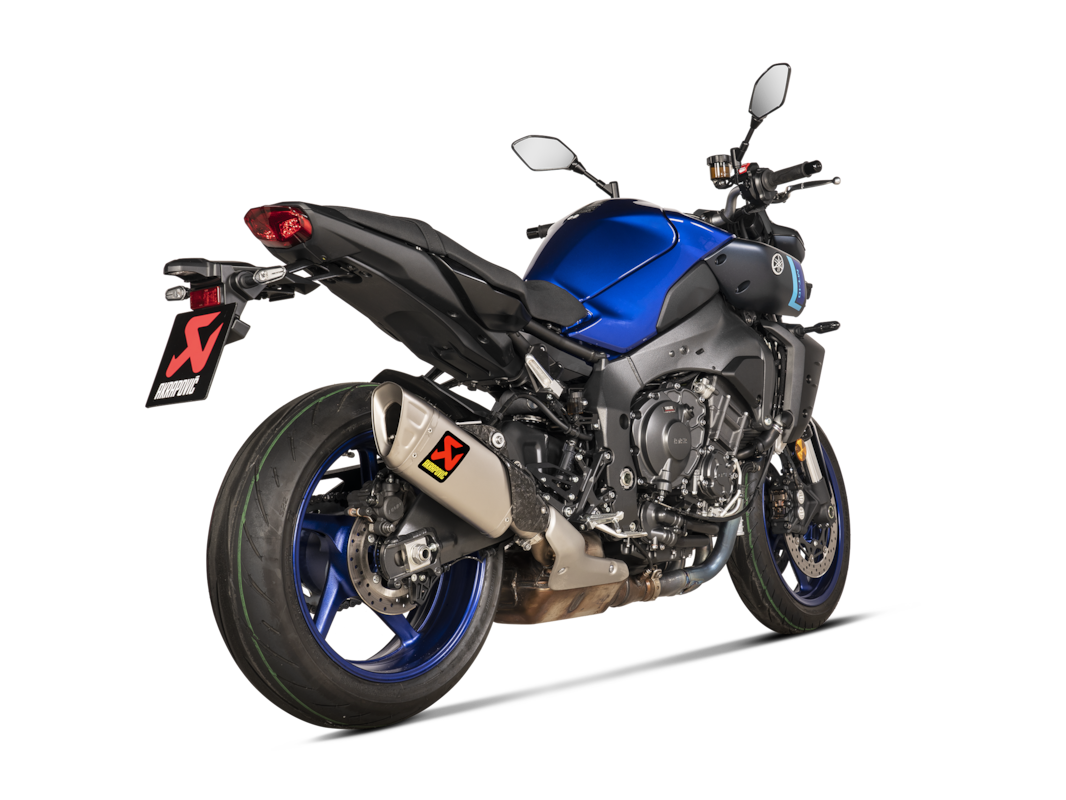 Akrapovic Slip-On Line (Titanium) exhaust system for Yamaha MT-10 (SP) from model year 2022-2024