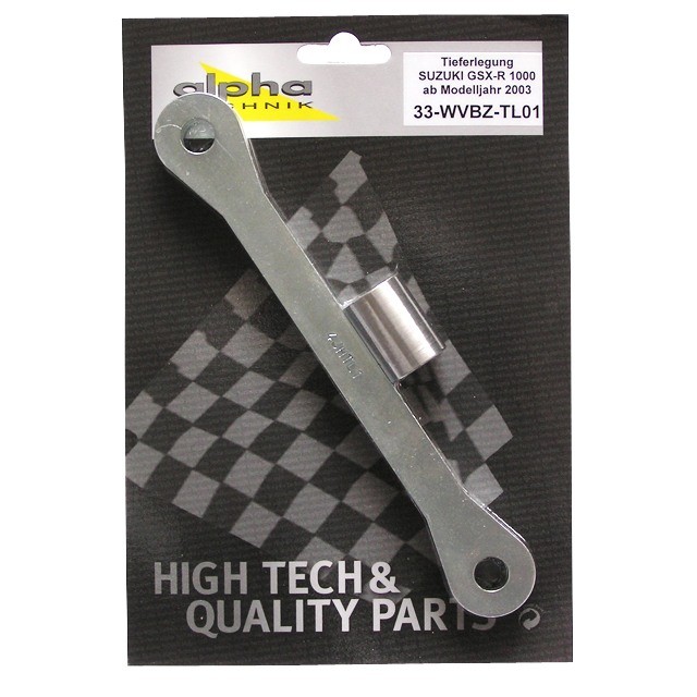 alpha Technik Lowering Kit 30mm for Suzuki GSXR1000; Type WVBZ; Model Year 2003-