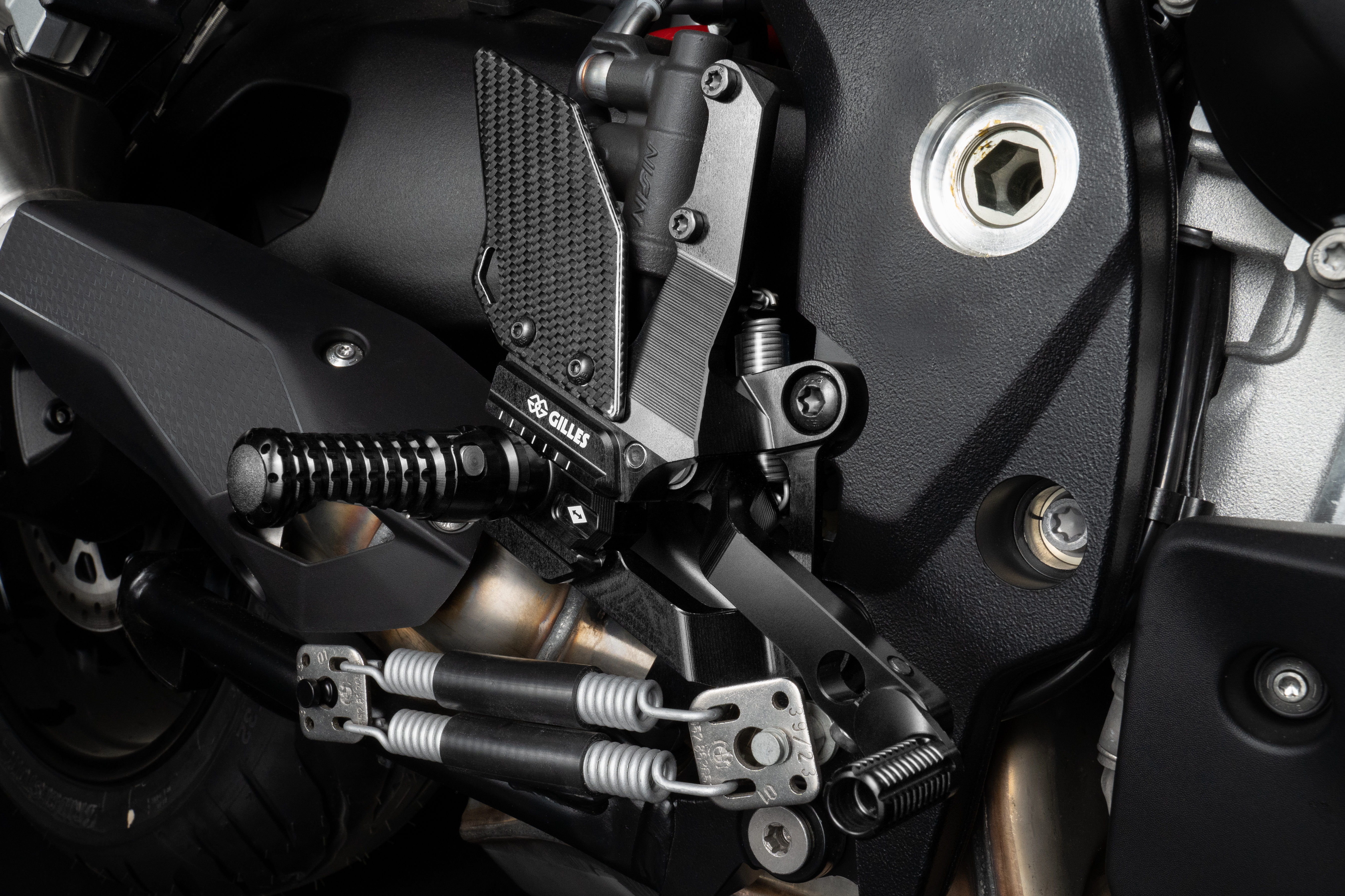 GILLES VCR footrest Rearset System for BMW S1000XR 2020 onwards, M1000XR 2023 onwards