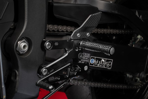 GILLES FXR footrest Honda CBR600RR black