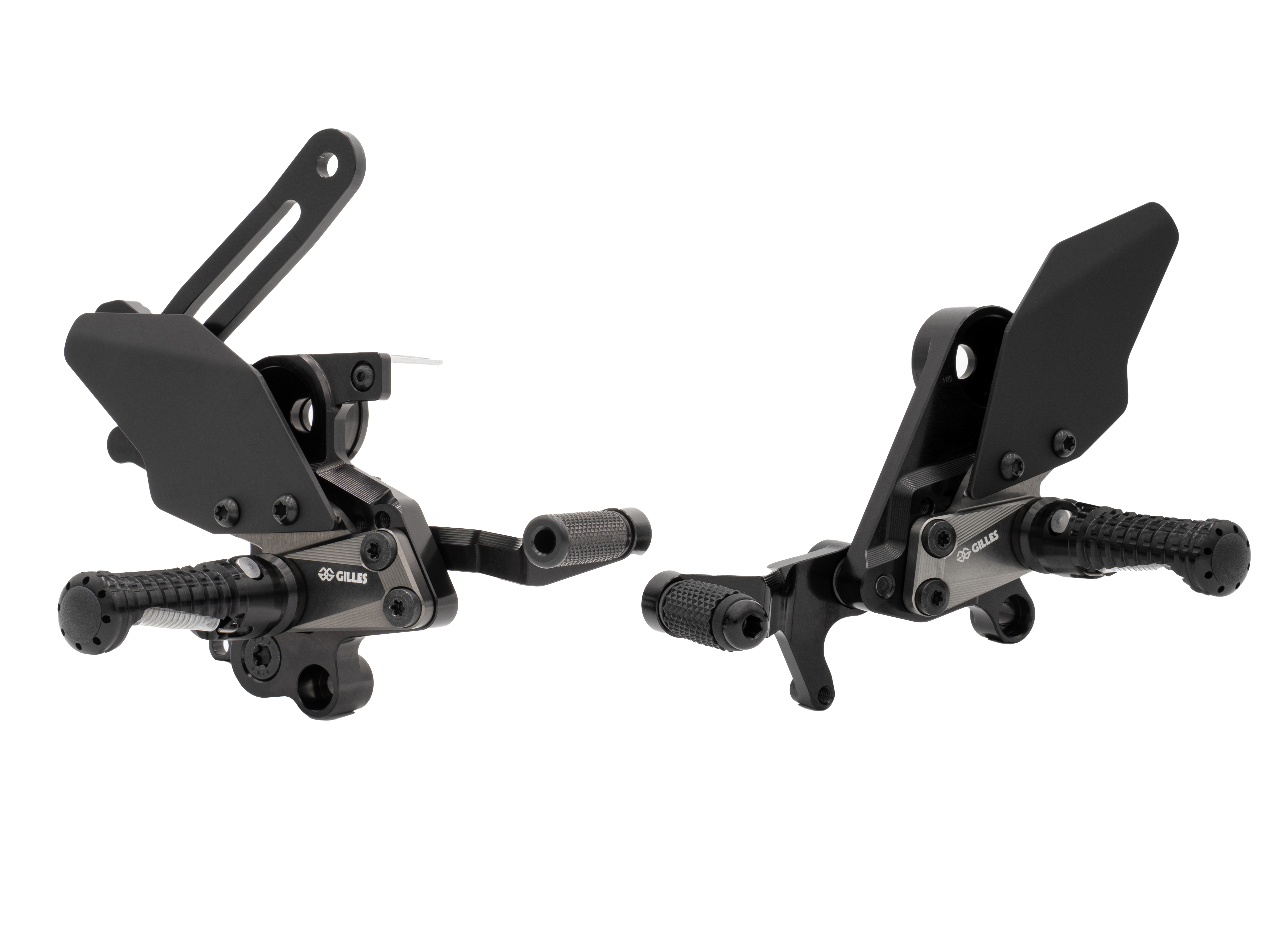 GILLES AS31GT3 footrest Rearset System Black for Honda DAX 125 2022-