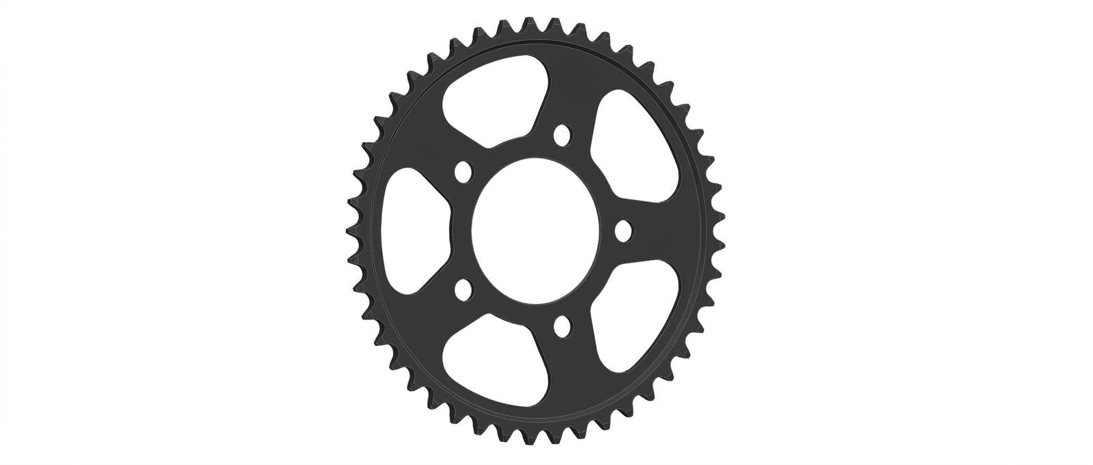 rear sprocket Steel, 45 Teeth, Pitch 520, for Honda Transalp XL750