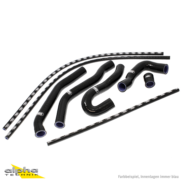 SAMCO SPORT Silicone Hose Kit in black for Benelli TNT899 TNT1130 for all model years