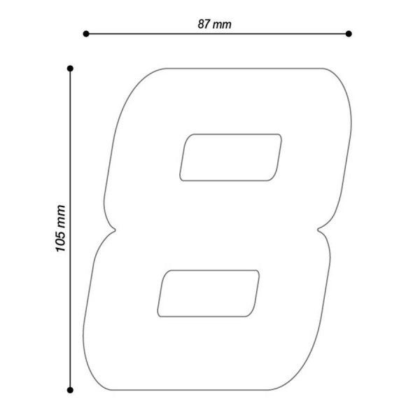 Barracuda Number Plate Moto Guzzi V7 II