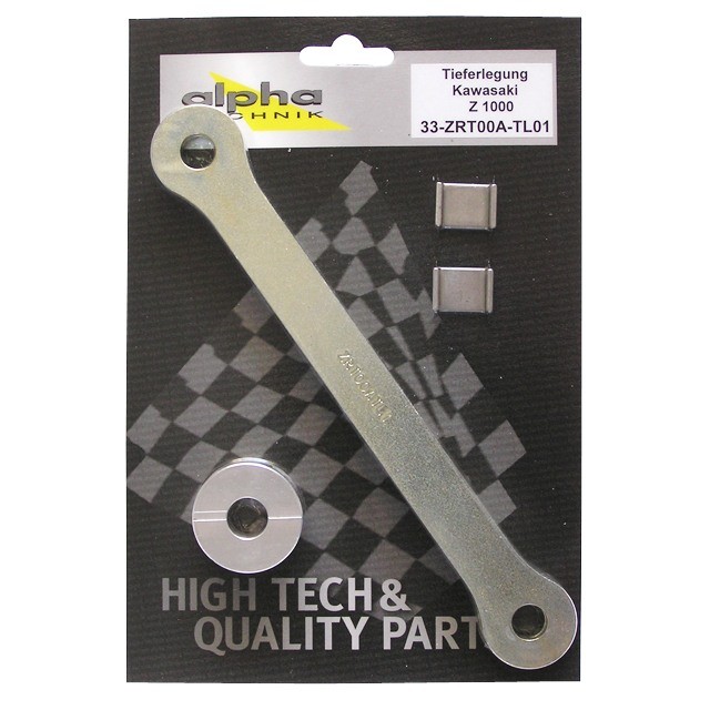 alpha Technik Lowering Kit 30mm for Kawasaki Z1000; Type ZRT00A; Model Year 2003-