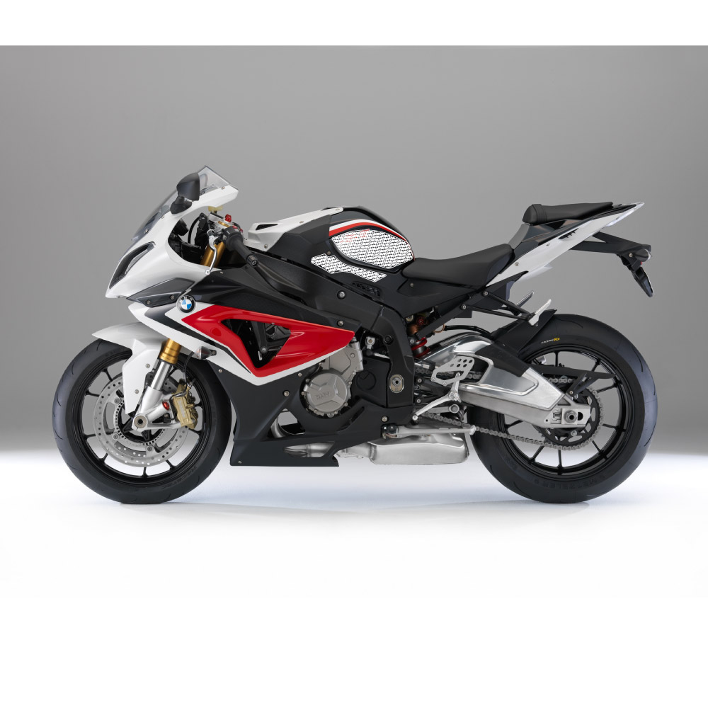 Stompgrip Traction Pads, clear, for BMW HP4, 2013-2015, S1000RR, 2009-2014