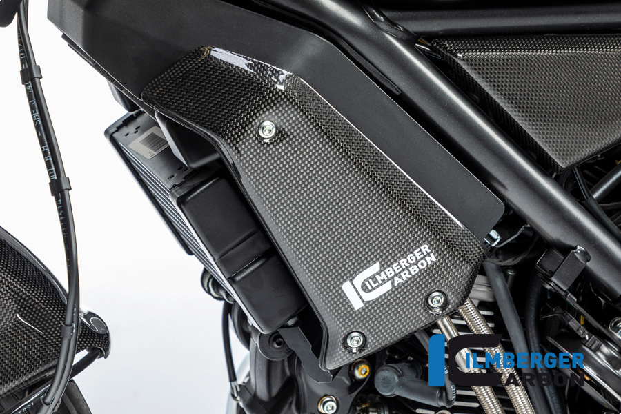 Ilmberger Carbon Radiator Cover left side L/S glossy