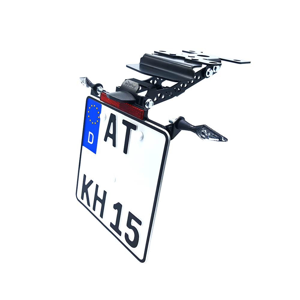 alpha Technik Licence Plate Holder for Yamaha Tenere 700, from model year 2019-