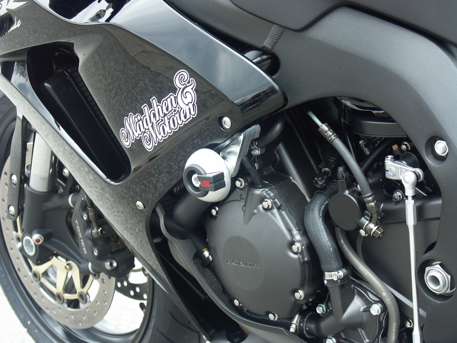 LSL Crash Pad Mounting Kit for Honda CBR 1000 RR, Model Year 2006-2007