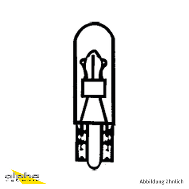 Bulb 12V 1.2W W2x4.6d, wedge base
