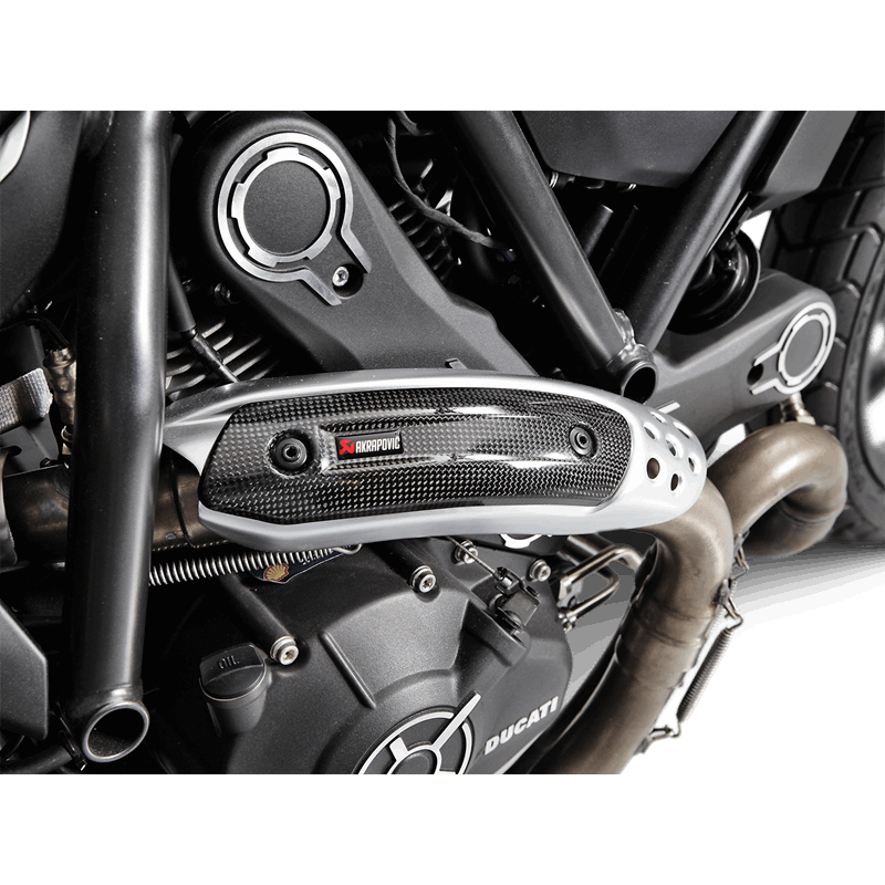 Akrapovic Heat shield (Carbon) exhaust system for Ducati Monster 797 year 2017-2018