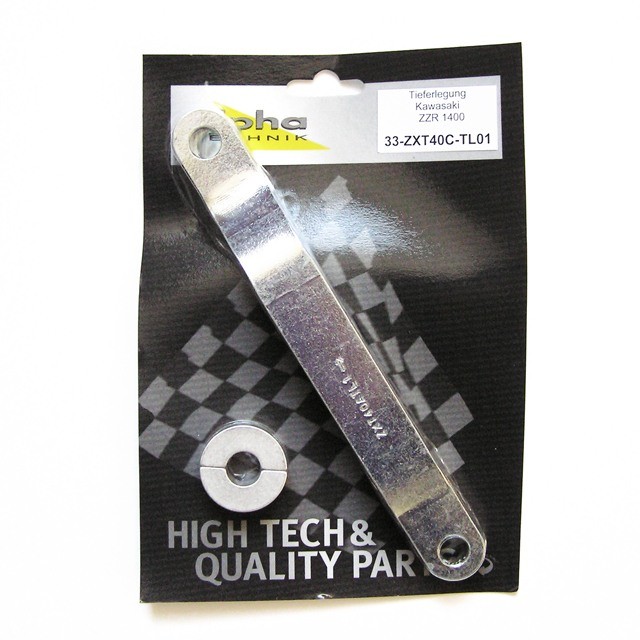 alpha Technik Lowering Kit 30mm for Kawasaki ZZR1400; Type ZXT40C; Model Year 2008-