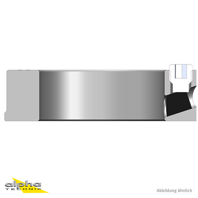 GILLES ACMA nut (steering head) M28x1 red