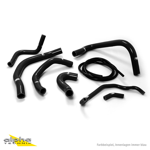 SAMCO SPORT Silicone Hose Kit black for Honda CBR900RR Model Year 1998-1999