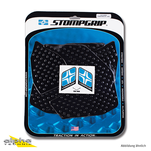 Stompgrip black, Volcano, for various Yamaha MT-09, 2014-2020