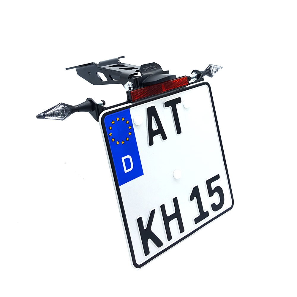 alpha Technik Number Plate Holder for Yamaha MT125, Type RE39, RE40 / RE47, from Model Year 2020-